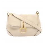 Celine Logo Shoulder Bag Ivory