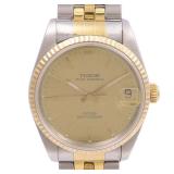Tudor Prince Oysterdate Auto K18 YG SS