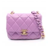 Chanel Mini Matelasse Purple
