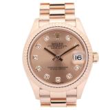 Rolex Datejust Auto K18PG Diamond Pink