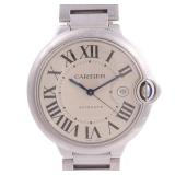 Cartier Ballon Bleu Auto SS Silver