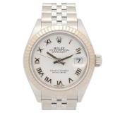 Rolex Datejust Auto K18WG SS White Rome