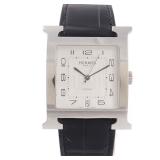 Hermes H Watch Auto SS White