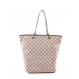 Gucci GG Canvas Tote Pink Beige