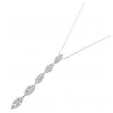 Diamond Necklace 18K White Gold