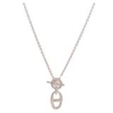 Hermes Chain d'Ancre Silver Necklace