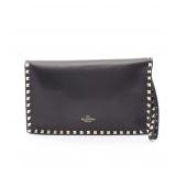 Valentino Rockstud Clutch Black