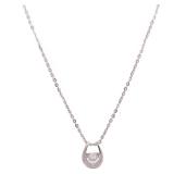 Diamond Necklace 18K White Gold