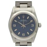 Rolex Oyster Perpetual Auto SS Blue