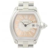 Cartier Roadstar Auto SS Pink/White