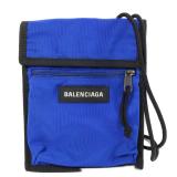 Balenciaga Nylon Shoulder Blue