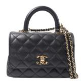 Chanel Mini Coco Handle 2-Way Black