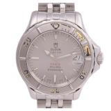 Tudor Prince Date Hydronaut Auto SS Silver