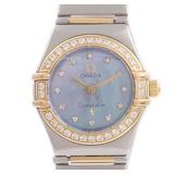 Omega Constellation USA Ltd SS K18 YG MOP
