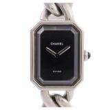 Chanel Premiere M Quartz SS Black