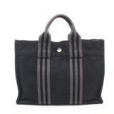 Hermes Fool Toe PM Tote Black/Gray