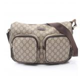 Gucci GG Supreme Shoulder Gray
