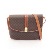 Celine Macadam Shoulder Brown