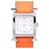 Hermes H Watch HH1.210 Quartz Steel Watch