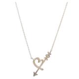 Tiffany Heart & Arrow Silver Necklace