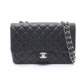Chanel Deca Single Flap Black