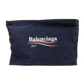Balenciaga Nylon Pouch Navy