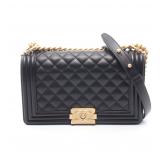 Chanel Boy Chain Bag Black