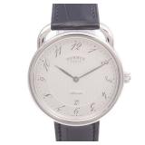 Hermes Arceau Auto SS Silver