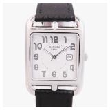 Hermes Cape Cod Quartz SS Black