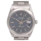 Rolex Oyster Perpetual Date Auto SS Blue
