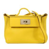 Hermes 24/24 Mini Jaune Citron