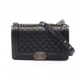 Chanel Boy Chain Bag Black