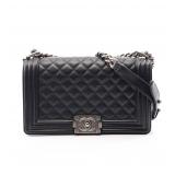 Chanel Boy Chain Bag Black
