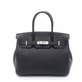 Hermes Birkin 30 Black Silver