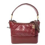 Chanel Gabrielle Medium Chain Wine
