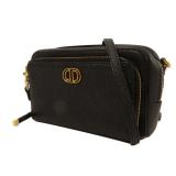 Dior Calfskin Shoulder Bag Black