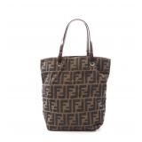 Fendi Zucca Tote Brown