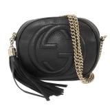 Gucci Chain Shoulder Bag Black