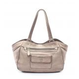 Prada Vit Daino Tote Bronze