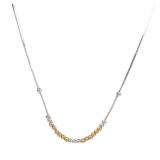 Necklace 14K Tri-Color Gold