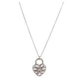 Tiffany Heart Lock Silver Necklace