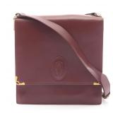 Cartier Mast Line Shoulder Bag Bordeaux