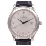 JLC Master Control Date Auto SS Silver