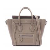Celine Luggage Nano Gray Brown