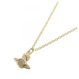 Vivienne Westwood London Orb Brass Necklace
