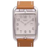 Hermes Capecod SS Silver Watch