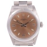 Rolex Oyster Perpetual Auto SS Pink