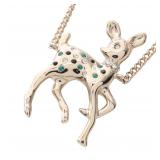 Chanel Bambi Gold Plated Necklace