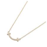 Tiffany T-Smile Mini Diamond Necklace