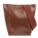 Celine Sangle Bucket Large Brown
